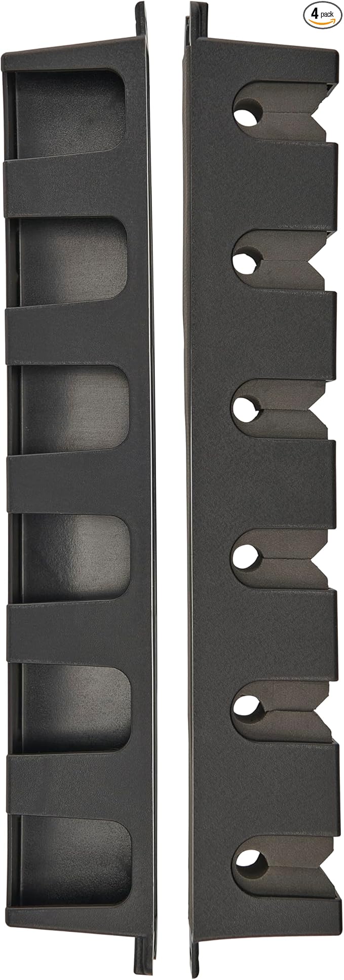 Berkley Vertical Fishing Rod Rack, Stores 6 Rods, Black, Soft Foam Grip Pads Protect Rod Finishes, Durable Construction, Easy to Mount with Common Tools