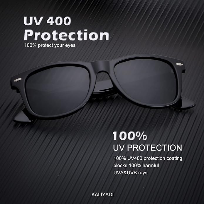 KALIYADI Sunglasses Men Polarized for Mens and Womens Unisex Sun Glasses for Driving UV Protection