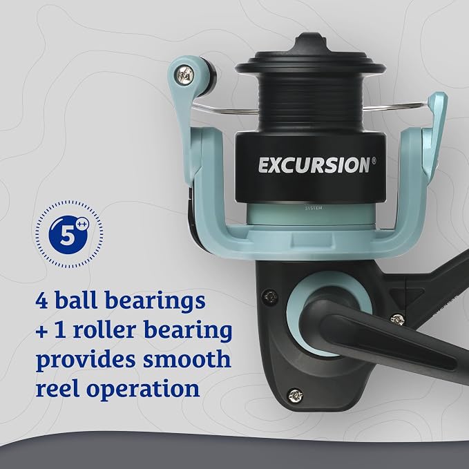 Shakespeare Excursion Spinning Rod and Reel Combo