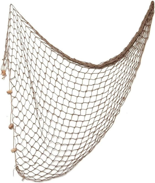WINOMO Decorative Fishing Net Decor Natural Fish Net Party Decoration Fish Net Decoration for Wall Home Decoration Photographing Accessory, 80x40 inch