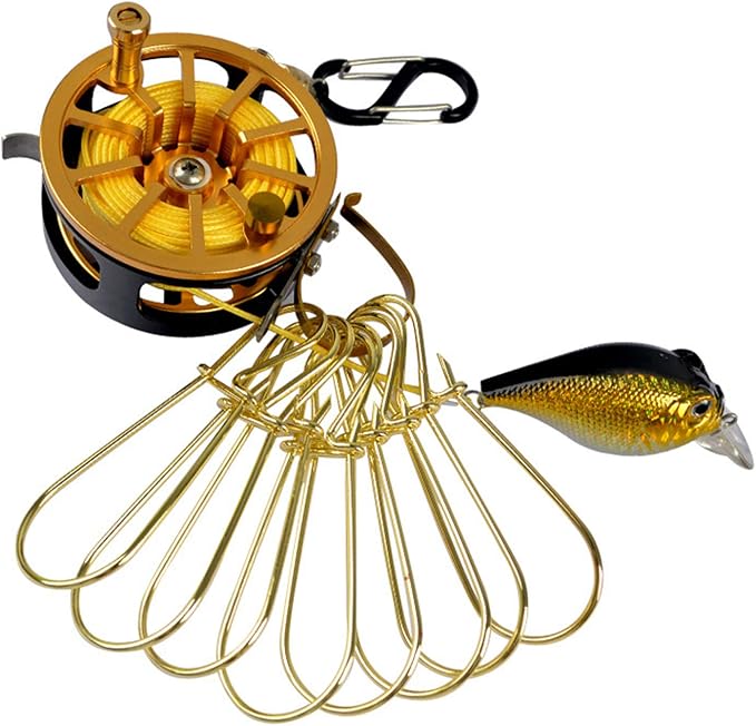 Joyeee Fish Stringer, Foam Fishing Float, Lures, Baits, Ice Spearing Equipment Multi-Tools