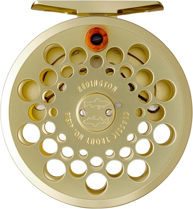 Redington Classic Trout Fly Reel – Lightweight Click-and-Pawl Trout Reel, Large Arbor, CNC Machined Aluminum