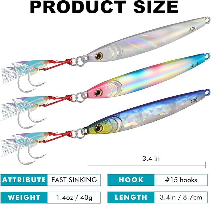 TRUSCEND Vibespinner Easy Catch Fishing Lures with BKK Hooks, Tail Spinner Baits with 4 Actions, Vibrating Swimming Flashing & Jigging for More Bites, Spoon Lures for Bass Trout Crappie Walleye Pike