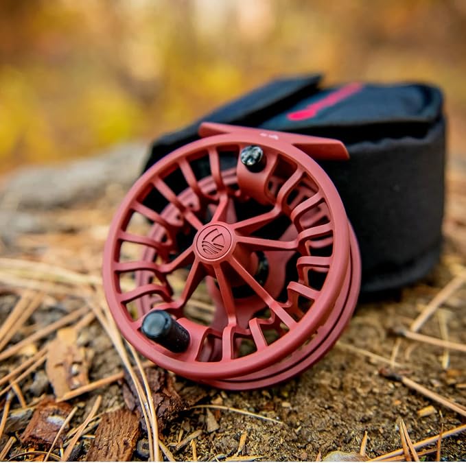 Redington Run Fly Fishing Reel – Lightweight All-Water Reel with Carbon Fiber Drag, Large Arbor, Die-Cast Frame & Ergonomic Handle – 3/4, 5/6 & 7/8 Weights for Trout, Redfish, Bass & More