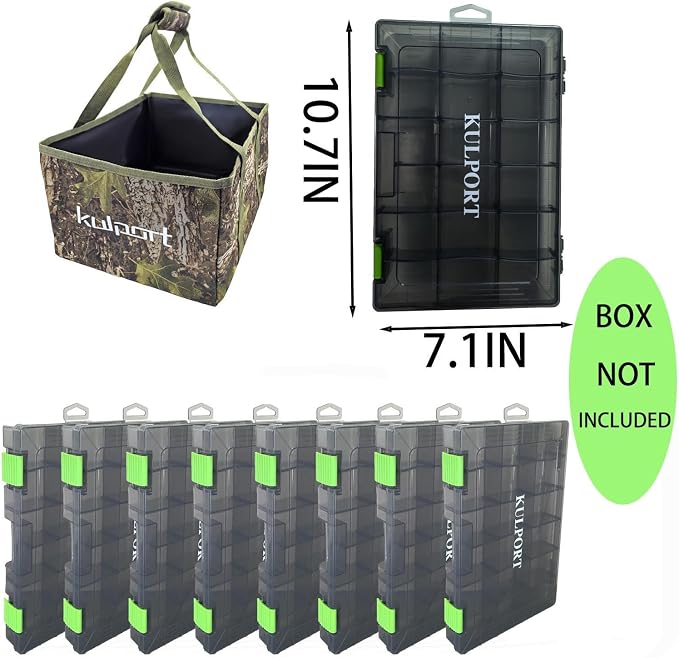 Fishing Tackle Bag - Non-Slip Shoulder Strap, Suitable for 3700/3600/3500 Tackle Box, Freshwater & Saltwater Fishing