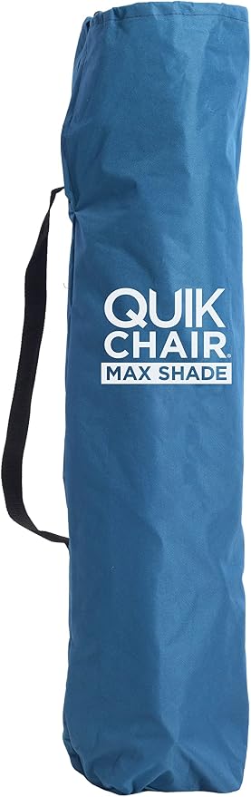 Quik Shade Max Shade High and Wide Folding Camp Tilt UV Sun Protection Canopy Chair