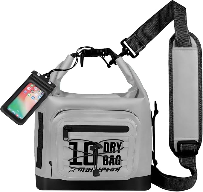 MORXPLOR Dry Bag Waterproof,5L/10L/20L/30L/40L/55L Roll Top Dry Bag Backpack with WaterProof Phone Case for Swim,Kayak