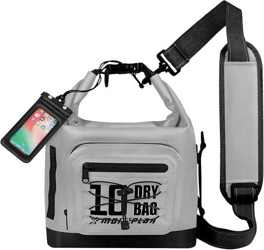 MORXPLOR Dry Bag Waterproof,5L/10L/20L/30L/40L/55L Roll Top Dry Bag Backpack with WaterProof Phone Case for Swim,Kayak