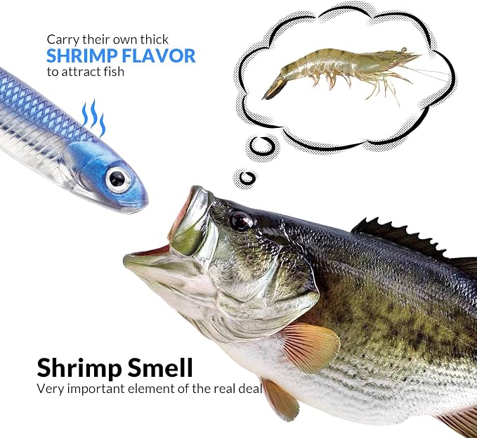 QualyQualy Soft Plastic Swimbait Paddle Tail Shad Lure Soft Bass Shad Bait Minnow Paddle Tail Swim Bait for Bass Trout Walleye Crappie - 2.75in, 3.14in, 3.94in, 5in