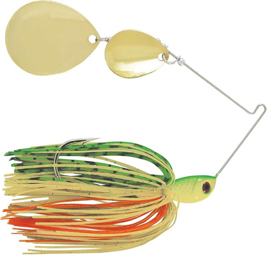 Luck E Strike Jimmy Houston Legends Spinner Bait with Colorado Blades (1/2 Ounce Spinnerbait) 5/0 Hook