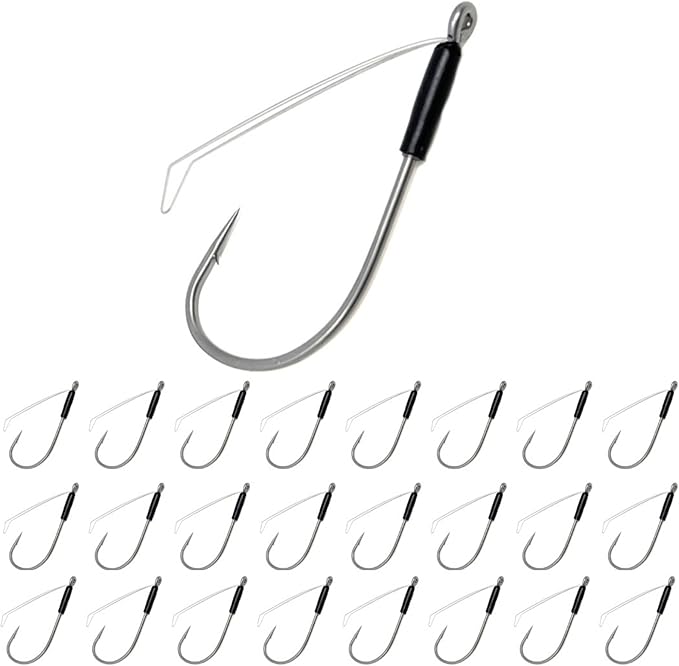 Reaction Tackle Neko/Wacky Hooks - #2/0 - Weedless Wire Guard