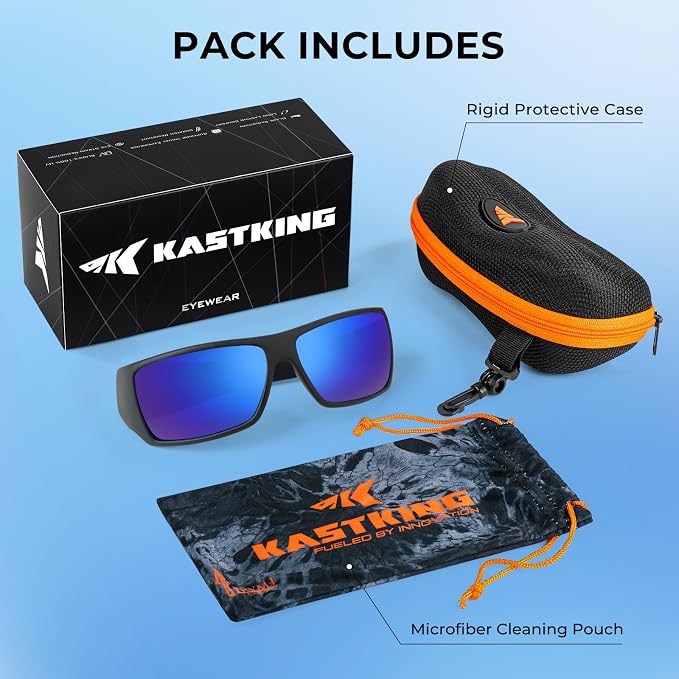 KastKing Iditarod Polarized Sport Sunglasses,PuriVex Protective Lens Coating Fishing Sunglasses For Driving Cycling Running