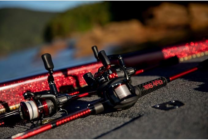 Ugly Stik Carbon Low Profile Baitcast Reel and Fishing Rod Combo