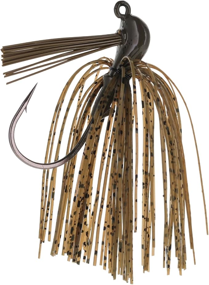Reaction Tackle Flipping Jigs for Bass Fishing – Weedless Design Fishing Jig Head Fishing Lures - Bass, Pike, Walleye, Muskie and More (3-Pack)