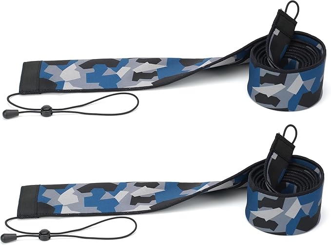Neoprene Camo Fishing Rod Sleeves,Fishing Pole Sleeves,Fishing Rod Socks | UV Resistance,Puncture Resistant, Protect Casting, Spinning, Trolling Fishing Rods, Storage, tangled-free,75in,68in,60in