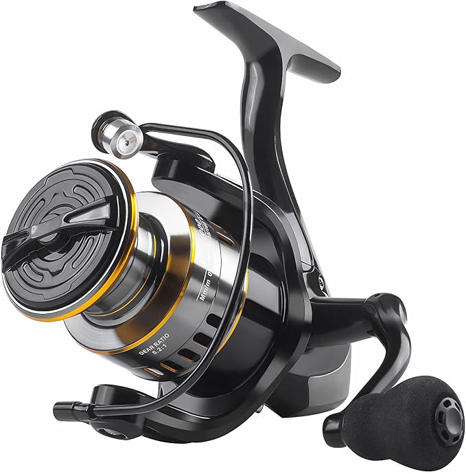 Spinning Fishing Reel 22 LBs Max Drag with 5.2:1 High Speed Ultra Smooth Powerful for Freshwater Saltwater Fishing