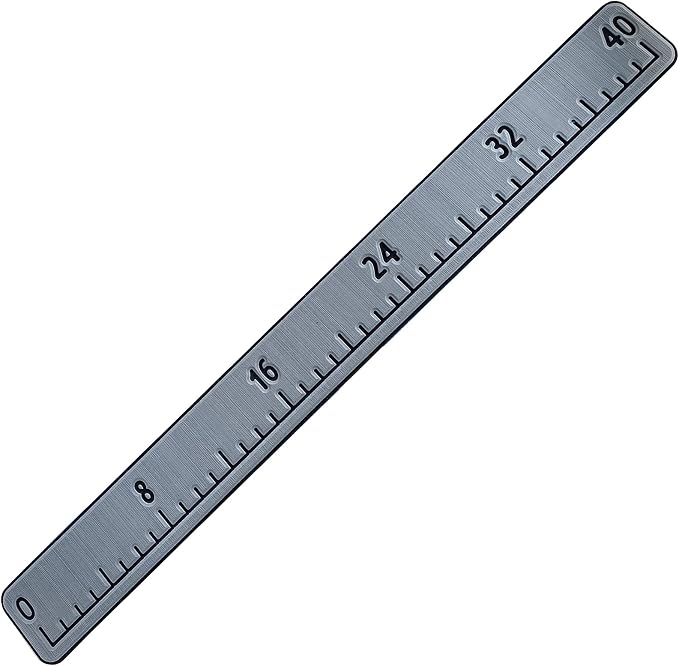 Foam Fish Ruler with Adhesive Backing, EVA Fish Ruler for Boat Accessories Marine Fishing Measuring Tool, Fish Measuring Tape for Kayak, Fishing Boat, Cooler Ruler (40" Fish Ruler)