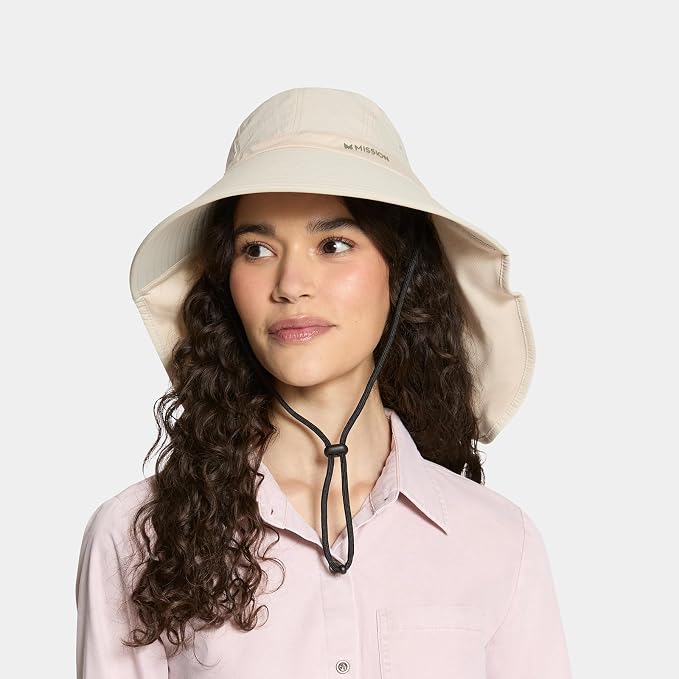 Cooling Sun Defender Sun Hat, UPF 50 UV Protection for Men Women, Wide Brim Outdoor Hat for Hiking, Fishing, Beach, Gardening