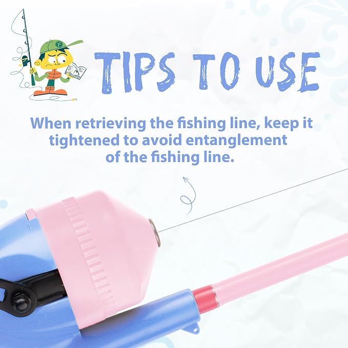 Kids Fishing Pole, Telescopic Fishing Rod, Toddler Collapsible Fishing Rod and Reel Combo with Tackle Box, Fishing Line, Bobber, and Soft Lures for Boy, Girl, Youth, Beginner, Over 4 Years Old