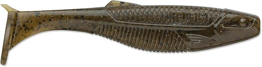 Rapala CrushCity Mayor Soft Plastic Paddle Tail Swimbait, Strong Kicking Action for Swim Jigs & Underspins, Bass, Redfish, Trout, Snook, Walleye & More