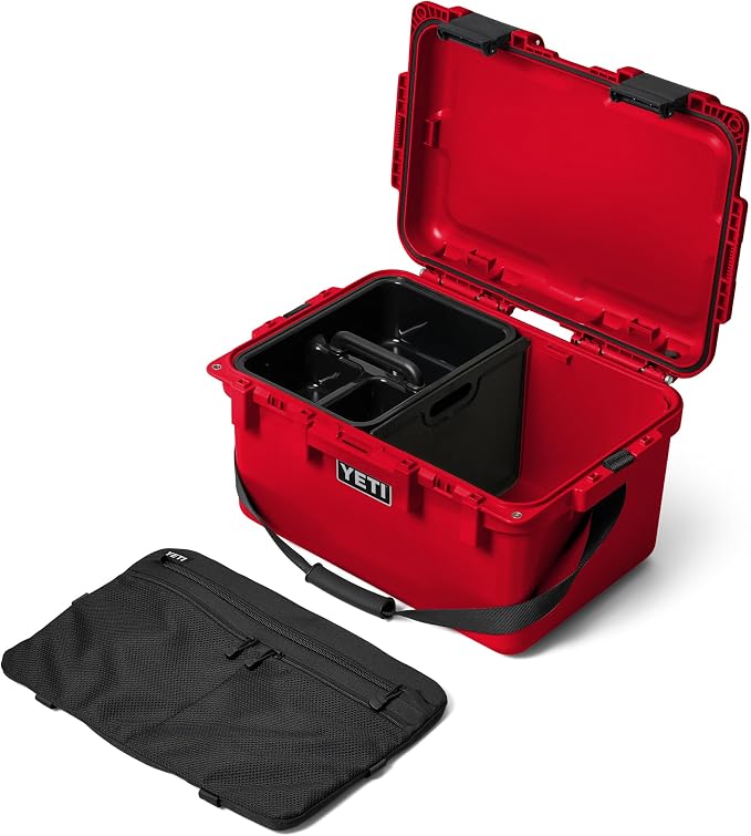 YETI LoadOut GoBox Collection, Divided Waterproof Cargo Case, Dry Box, Camera Case, Fishing Tackle Box