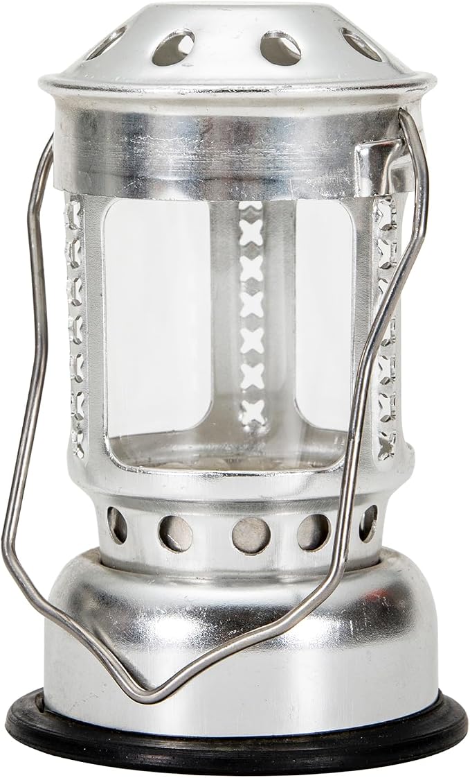 Portable Candle Lantern Night Fishing ing Outdoor Camping Aluminium Alloy Candle Lamp