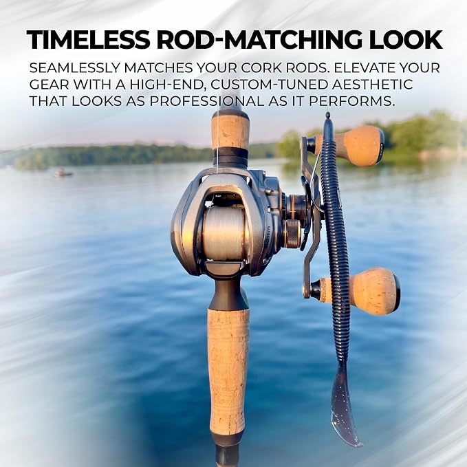 GOMEXUS Power Handle Compatible for Shimano SLX Tranx Curado Daiwa Tatula Zillion Steez Abu Garcia 13 Fishing Baitcasting Reel Crank Bass Fishing