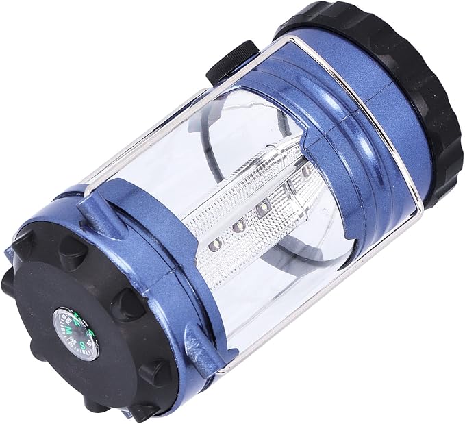 12LED Camping Lantern, Portable Outdoor Light, with Adjustable Brightness & Handle Grip, Ideal for Hiking, Fishing, Tent & Cave Exploration