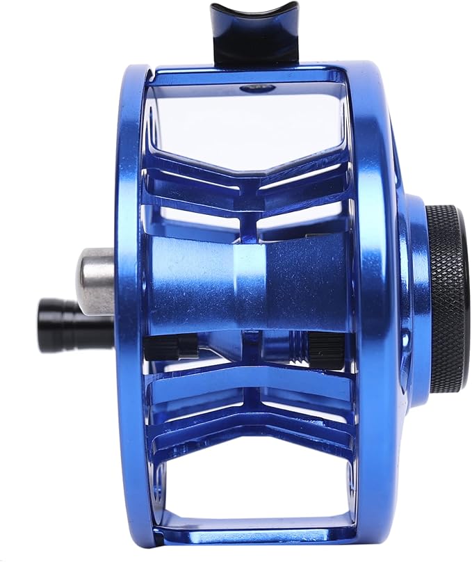 Raprance Fly Fishing Reel,CNC-Machined Aluminum Alloy Fly Reel Large Arbor Fly Reel, 3/4, 5/6, 7/8 wt Blue