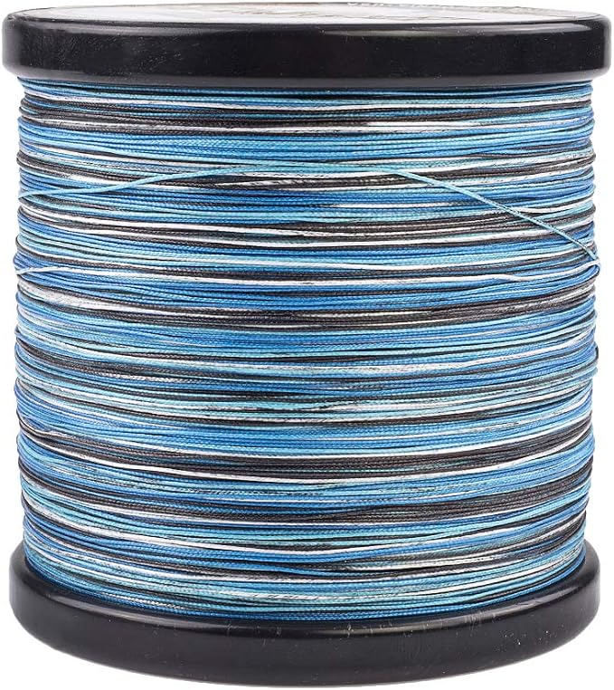 HERCULES Cost-Effective Super Cast 8 Strands Braided Fishing Line 10LB to 300LB Test for Salt-Water,109/328/547/1094 Yards(100M/300M/500M/1000M),Diam.#0.12MM-1.2MM,Hi-Grade Performance,Variety Colors