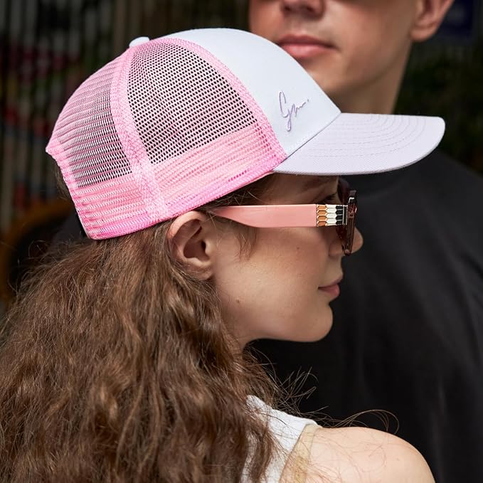 Grace Folly Beach Trucker Hats for Women- Snapback Baseball Cap for Summer