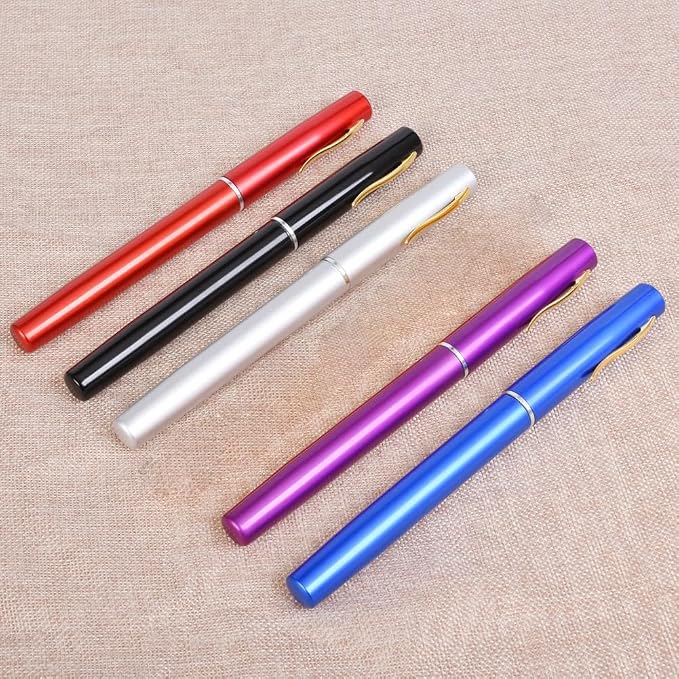 Pen Fishing Rod Kit,Pocket Size Fishing Rod,Mini Pocket Telescopic Rod with Spinning Reel,Portable Collapsible Telescopic Fishing Pole,Fishing Rod Reel Combo Kit for Saltwater Freshwater