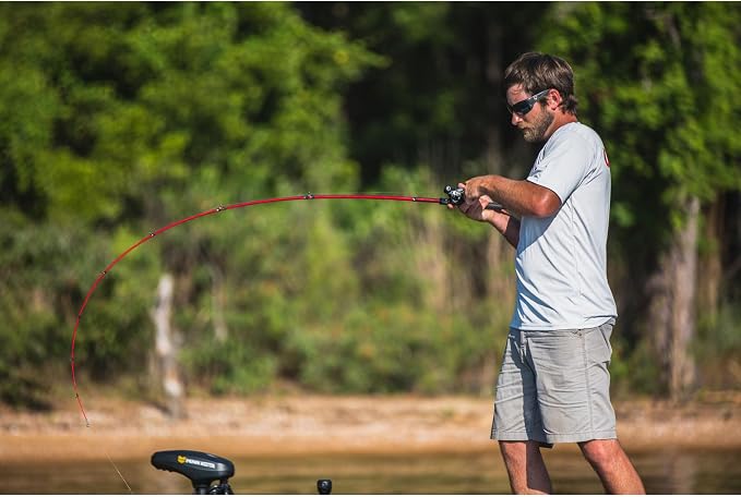 Ugly Stik Carbon Low Profile Baitcast Reel and Fishing Rod Combo