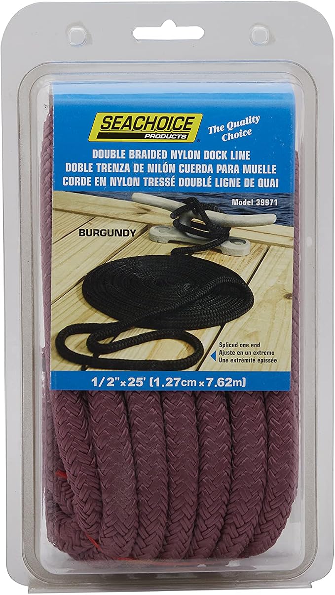 Seachoice Double-Braid Nylon Dock Line