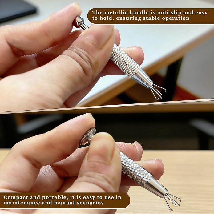 Piercing Taper Ball Grabber Tool for Changing Jewelry - 14G 16G 18G 20G Stainless Steel Flat Back Earring Applicator Tool Piercing Kit for Ear/Nose/Eyebrow/Tongue/Navel/Nipple/Lip