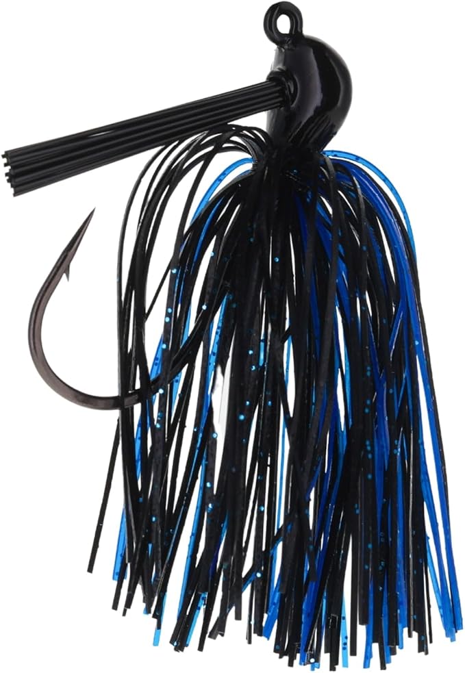 Reaction Tackle Flipping Jigs for Bass Fishing – Weedless Design Fishing Jig Head Fishing Lures - Bass, Pike, Walleye, Muskie and More (3-Pack)