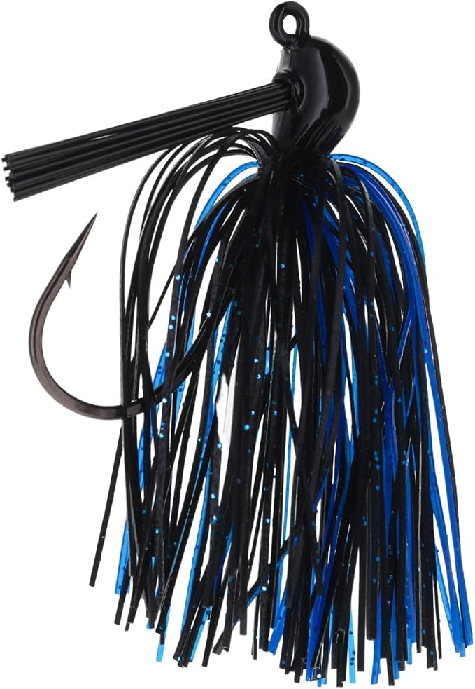 Reaction Tackle Flipping Jigs for Bass Fishing – Weedless Design Fishing Jig Head Fishing Lures - Bass, Pike, Walleye, Muskie and More (3-Pack)