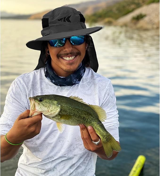 KastKing Sol Armis UPF 50 Boonie Hat - Sun Protection Hat, Fishing Hat, Beach & Hiking Hat, Paddling