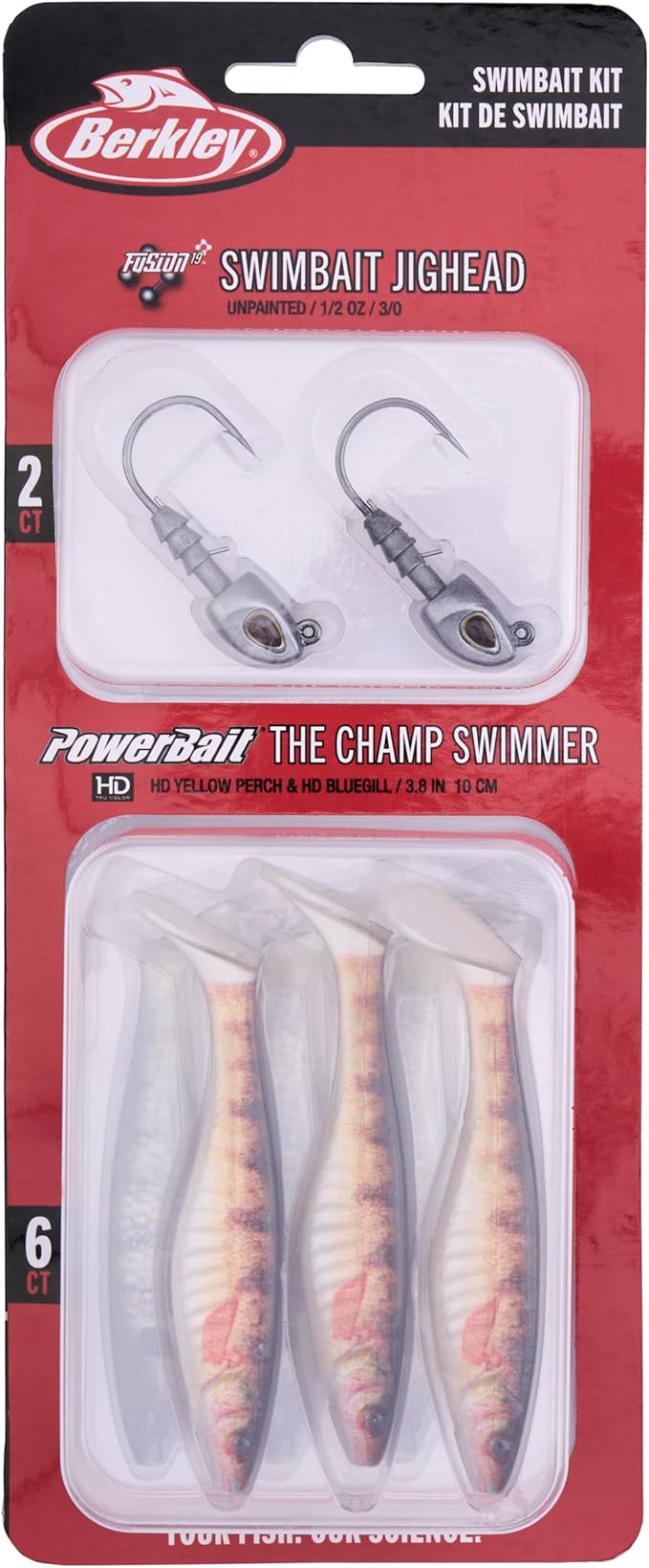Berkley PowerBait The Champ Swimmer Fishing Soft Bait