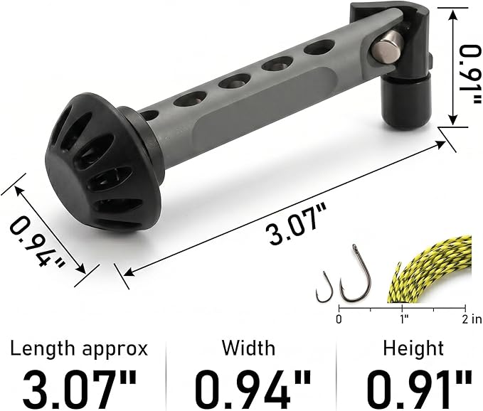 Fly Roost Upgraded Magnetic Fly Threader & Knot Tying Tool with 10 Hooks 2 Lines, Easy Tippet Threading Gear for Small Flies Sizes 6-24, Fly Fishing Accessories for Bad Eyesight & Cold Hands