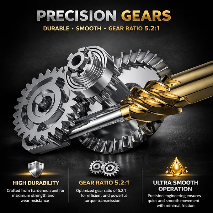 Sougayilang Spinning Reel – 26LB Drag & Loud Metal Clicker, 5.2:1 Gear Ratio, 13+1 Bearings, 4-Point Waterproof, CNC Aluminum Spool & Handle for Bass Trout Salmon