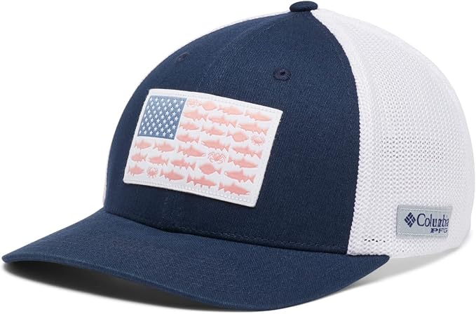 Columbia Unisex Adult PFG Logo Mesh Ball Cap