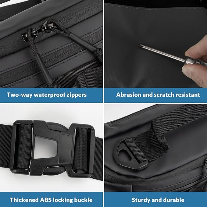 THKFISH Fishing Waist Pack, Fishing Tackle Bag Waterproof Fanny Pack for Women & Men Portable Sling Bag