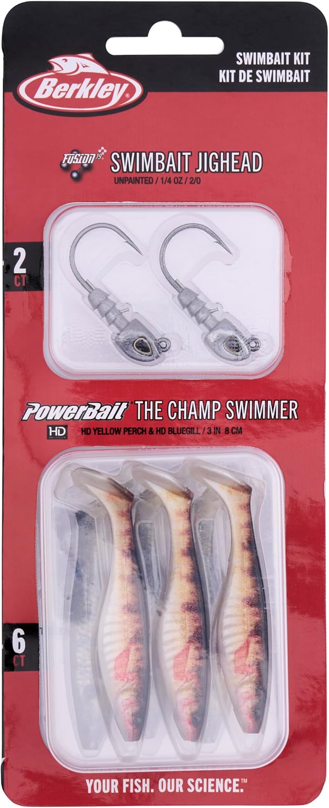 Berkley PowerBait The Champ Swimmer Fishing Soft Bait