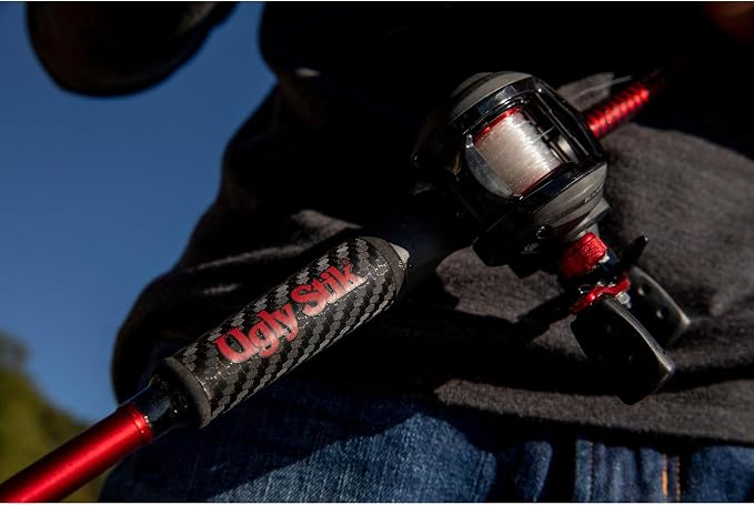 Ugly Stik Carbon Low Profile Baitcast Reel and Fishing Rod Combo