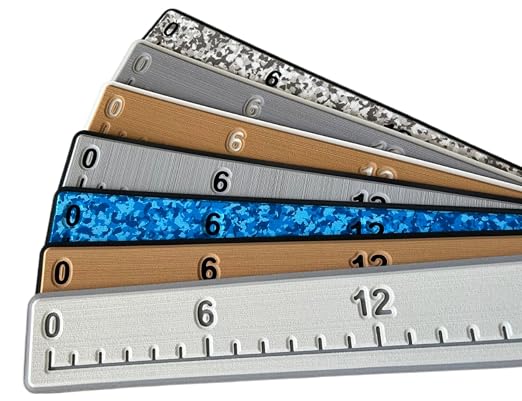 | Fish Ruler | SeaDek | 48 inch Fish Measurement Tool | Perfect for Boats and Kayaks | Mocha/White