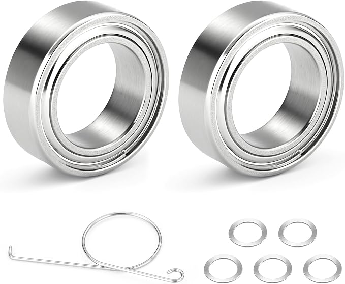 Fishing Reel Knob Accessory Kit 2Pcs Pre-Lubricated Miniature Stainless Steel Ball Bearings Shielded on Both Sides for Shimano, Daiwa and Penn Reels
