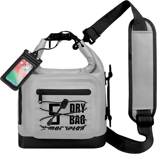MORXPLOR Dry Bag Waterproof,5L/10L/20L/30L/40L/55L Roll Top Dry Bag Backpack with WaterProof Phone Case for Swim,Kayak