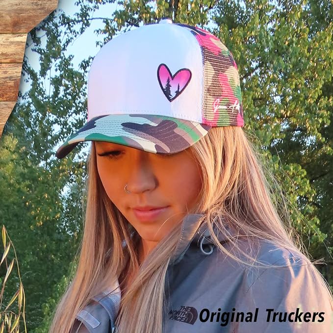 Grace Folly Beach Trucker Hats for Women- Snapback Baseball Cap for Summer