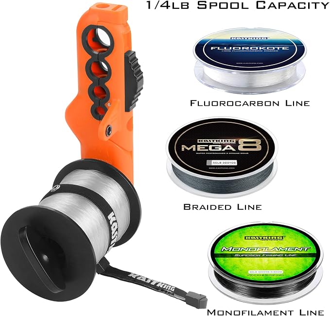 KastKing Patented Radius Line Spooler, Compact Fishing Line Spooling Tool for Spinning Reels and Casting Reels – Line Spooler Spools Fishing Reels Without Line Twist, Great Fishing Gifts